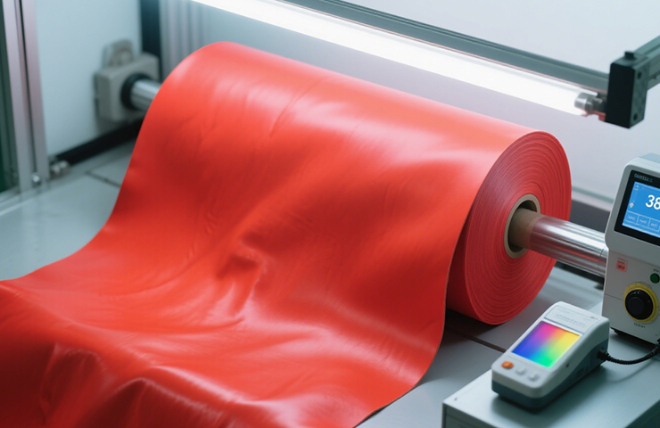 PU皮革塗布機適用於多（duō）種基材，如紡織麵料、皮革、EVA等作業