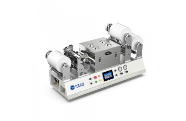 小型卷对卷涂布复合机逗（dòu）号刮刀狭缝微（wēi）凹浸涂多种涂布（bù）方式