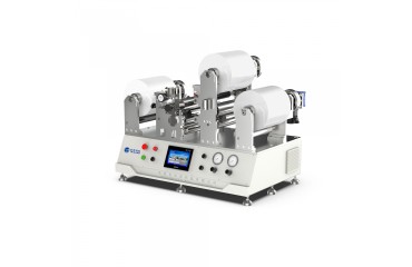 卷对卷小型热熔胶涂布机胶带（dài）膏药不干胶（jiāo）电池覆膜（mó）机