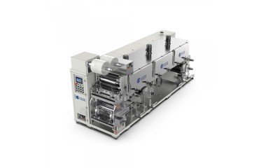 台罡小微凹狭缝剥离涂布（bù）复合机 PET薄（báo）膜铝箔石墨电池（chí）浆料涂布机